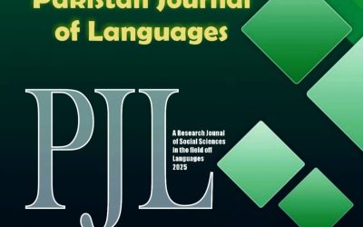 Pakistan Journal of Languages Issue No. 3